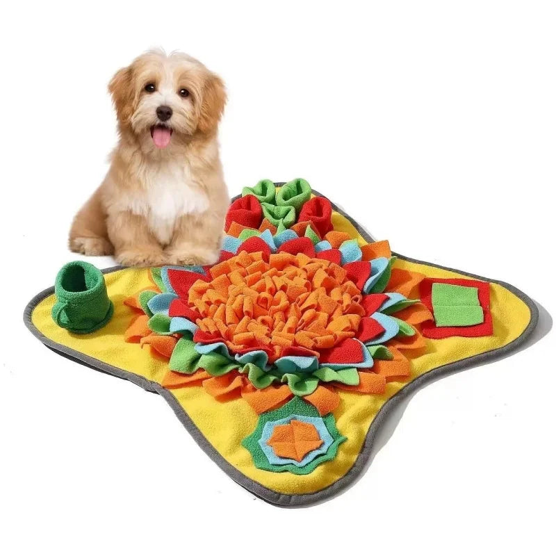Tapis de fouille pour chat en peluche pour ralentir un chat qui mange trop vite