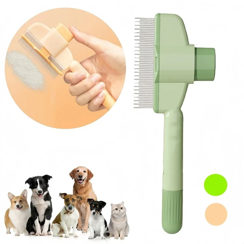Brosse en inox pour brosser un chat à poils longs