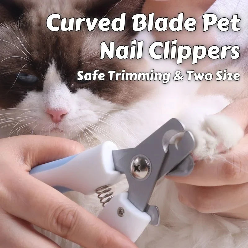 Coupe-griffes à lame courbe pour couper les griffes d'un chat