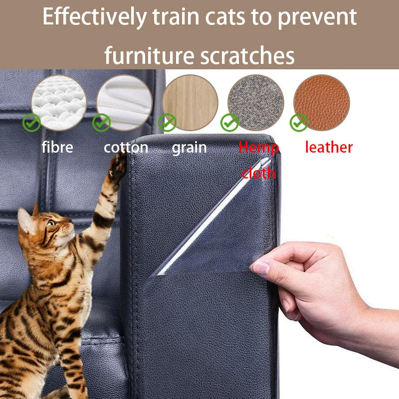 Protection anti-griffures chat transparente — adhésive, 300 cm – photo 4