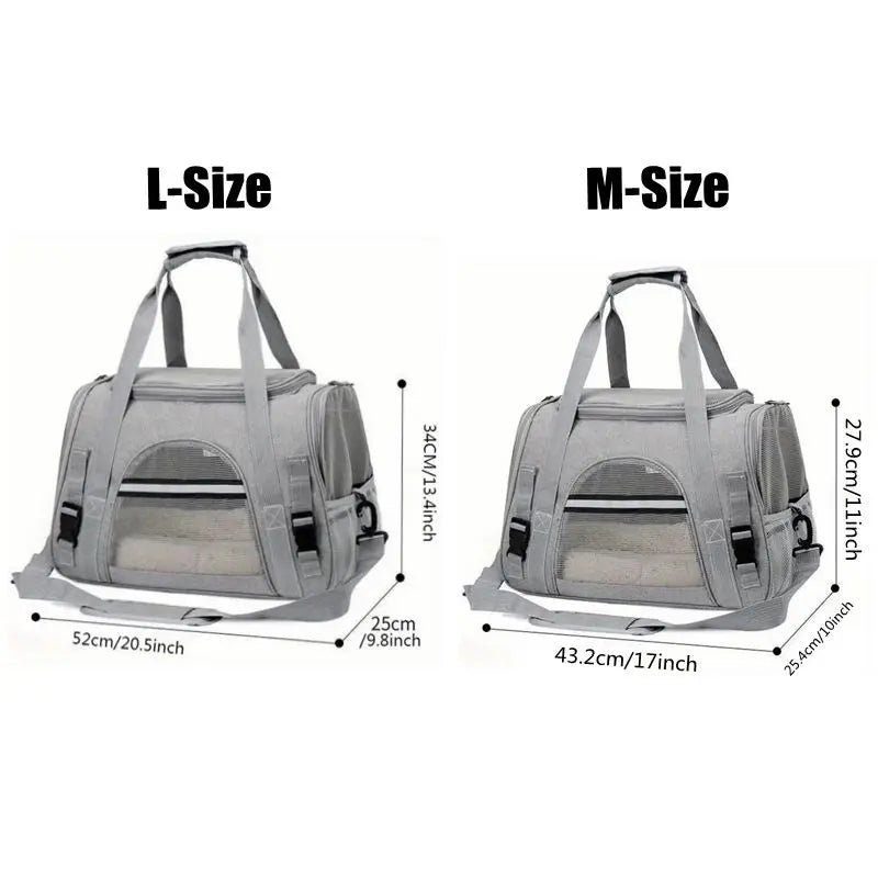 Sac de transport pour chat souple — chats moyens et grands, M ou L – photo 5