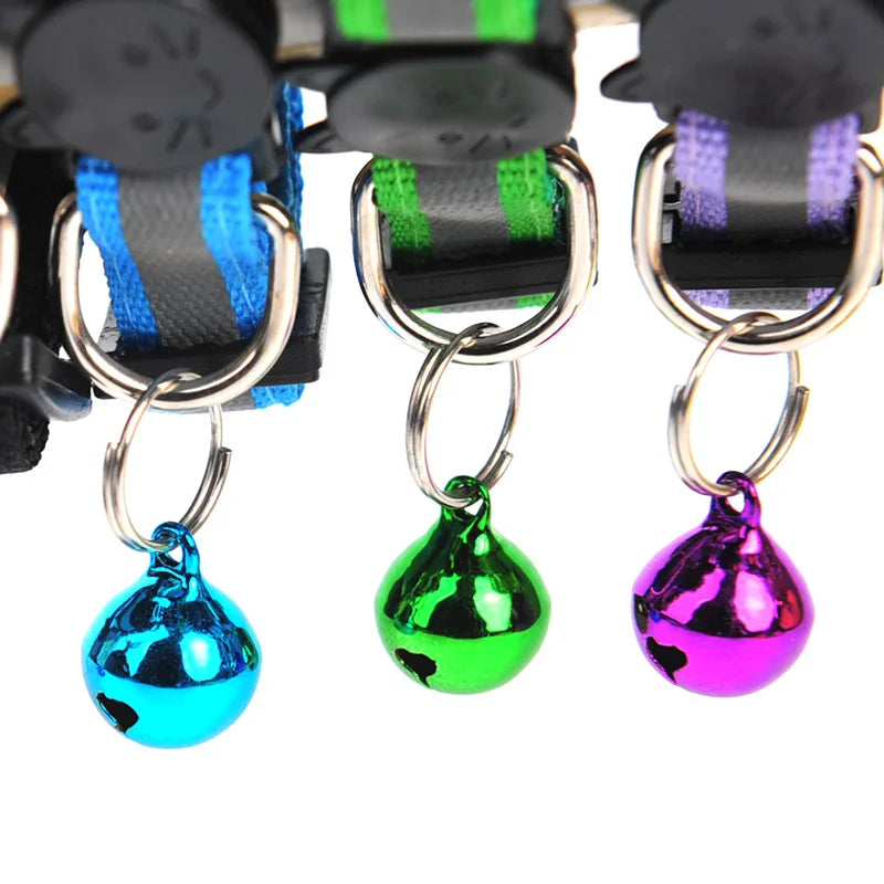 Collier pour chat réfléchissant avec grelot — boucle détachable – photo 6