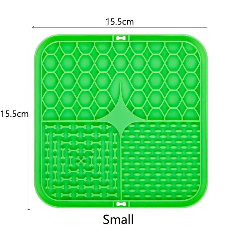 Tapis à lécher pour chat — assiette anti-glouton pour pâtée et yaourt – photo 7