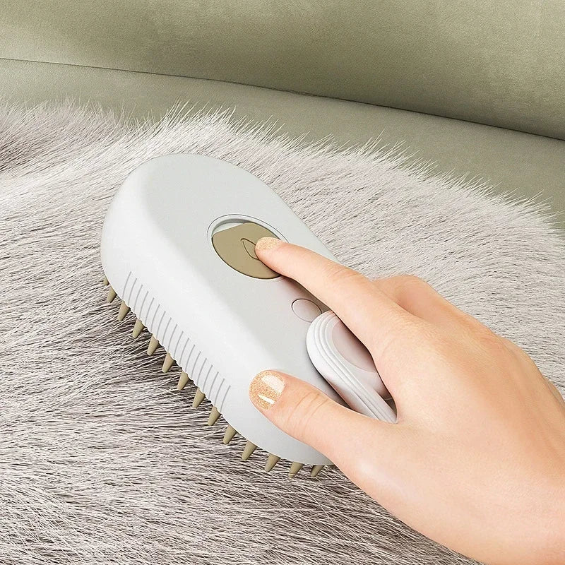 Brosse vapeur pour chat 3 en 1 — brosse à brumisation pliable – photo 5