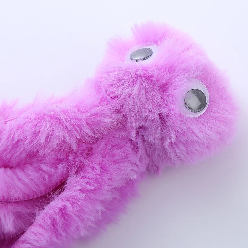 Peluche pieuvre pour chat — jouet doux en tissu, 3 coloris – photo 6