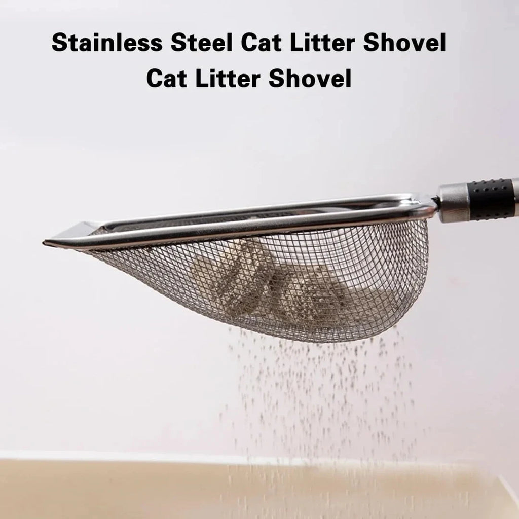 Pelle à litière pour chat en inox — robuste, poignée ergonomique – photo 6