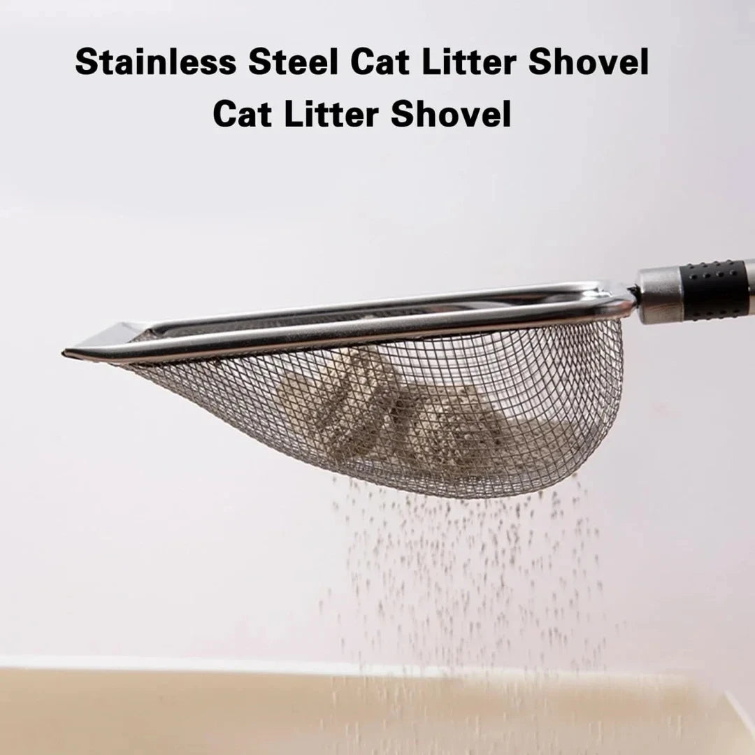 Pelle à litière pour chat en inox — robuste, poignée ergonomique – photo 6