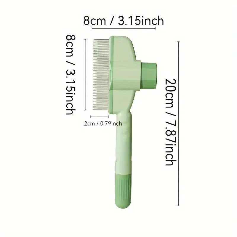 Brosse pour chat en inox — peigne anti-poils pour poils longs – photo 4