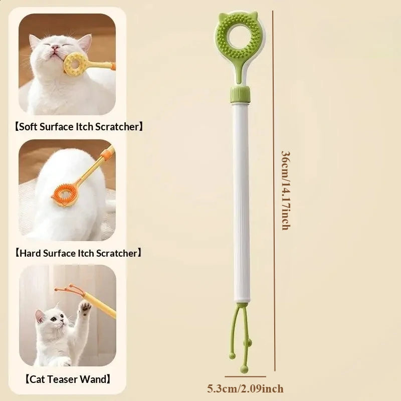 Canne pour chat 2 en 1 rétractable — embout double face, 3 coloris – photo 9