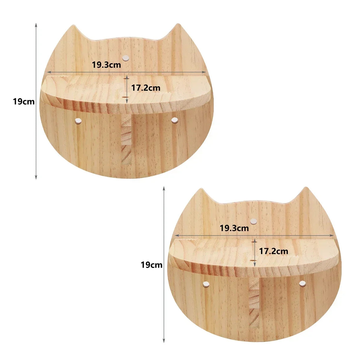 Parcours mural pour chat en bois — étagères d'escalade – photo 11