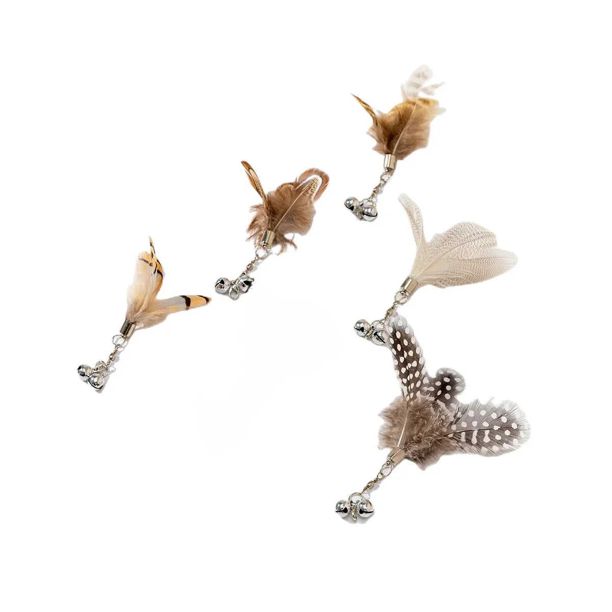 Recharges pour canne à chat — plumes, oiseaux, vers à grelot, balles – photo 10