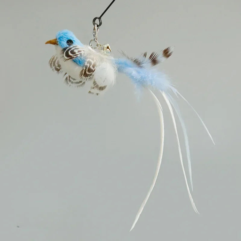 Recharges pour canne à chat — plumes, oiseaux, vers à grelot, balles – photo 18