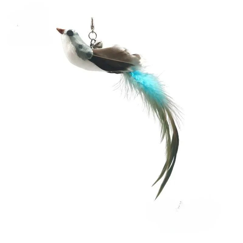 Recharges pour canne à chat — plumes, oiseaux, vers à grelot, balles – photo 8
