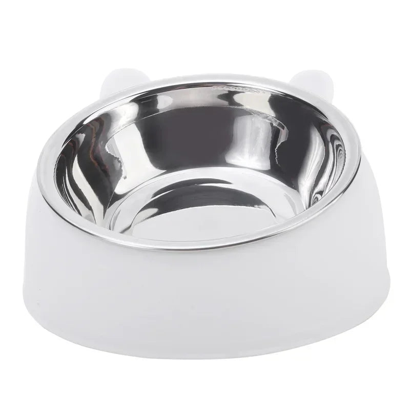 Gamelle double pour chat en inox inclinée à 15° — 400 ml – photo 6