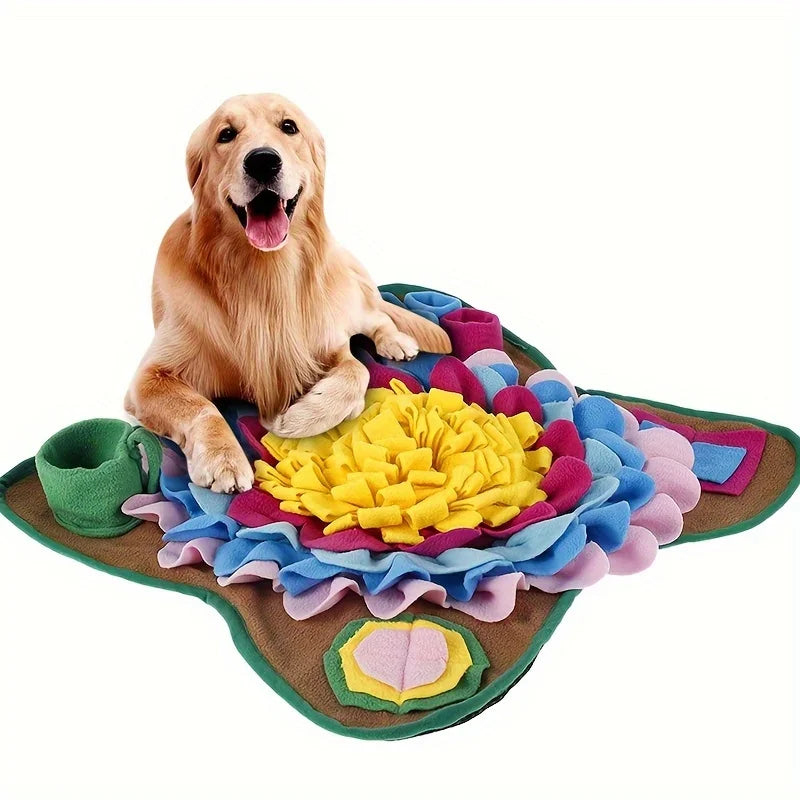 Tapis de fouille pour chat en peluche — repas lent et jeu d'éveil – photo 3