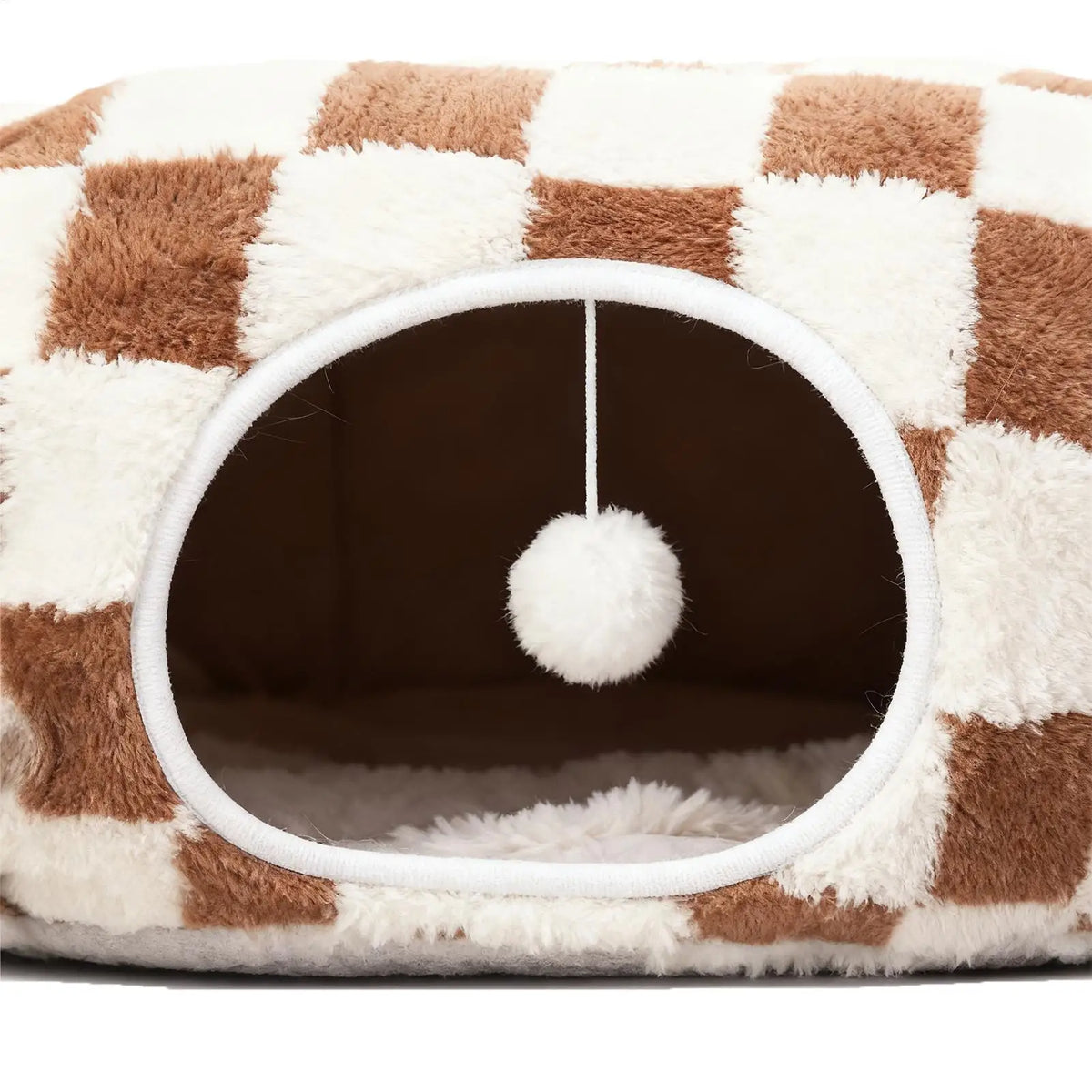 Lit tunnel pour chat lavable avec balle — cachette et couchage – photo 6