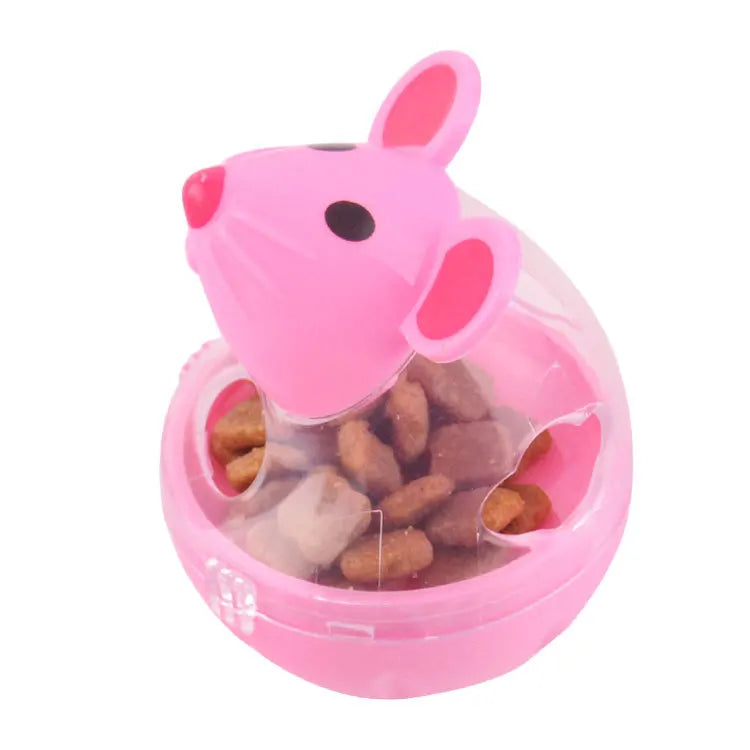Balle distributrice de croquettes pour chat — culbuto souris – photo 9