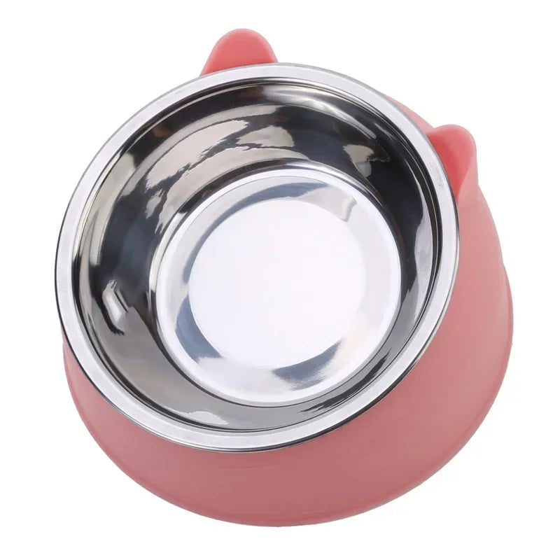 Gamelle double pour chat en inox inclinée à 15° — 400 ml – photo 5