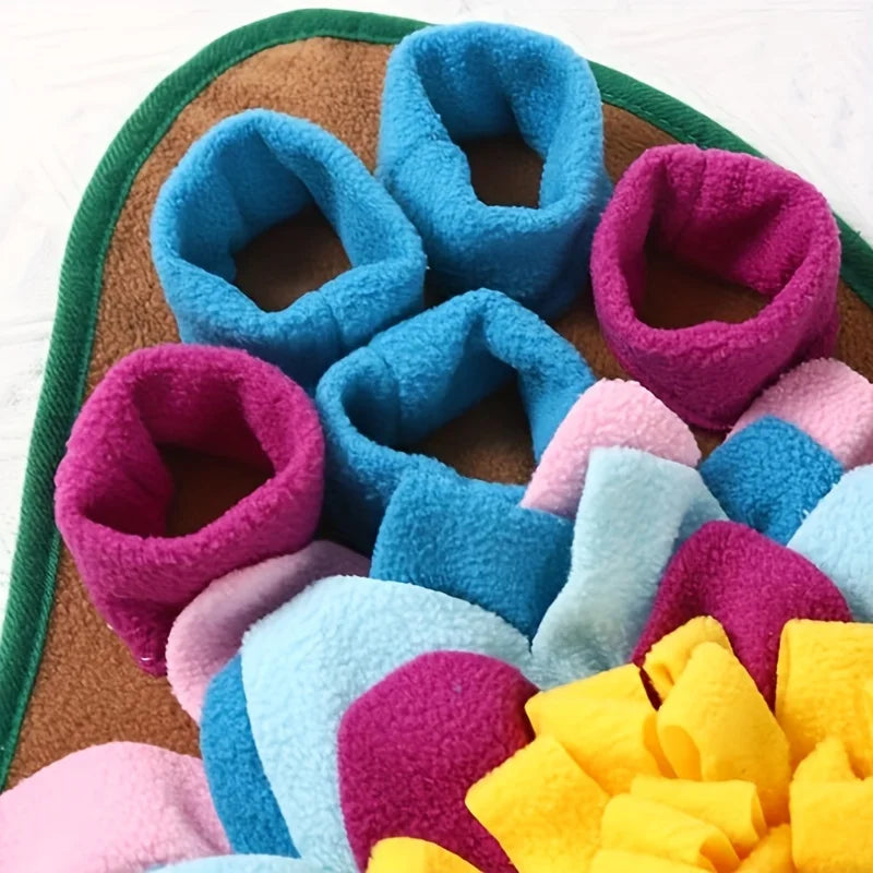 Tapis de fouille pour chat en peluche — repas lent et jeu d'éveil – photo 6