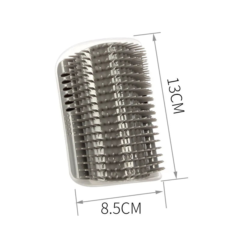 Brosse d'angle pour chat — brosse de massage murale amovible – photo 9