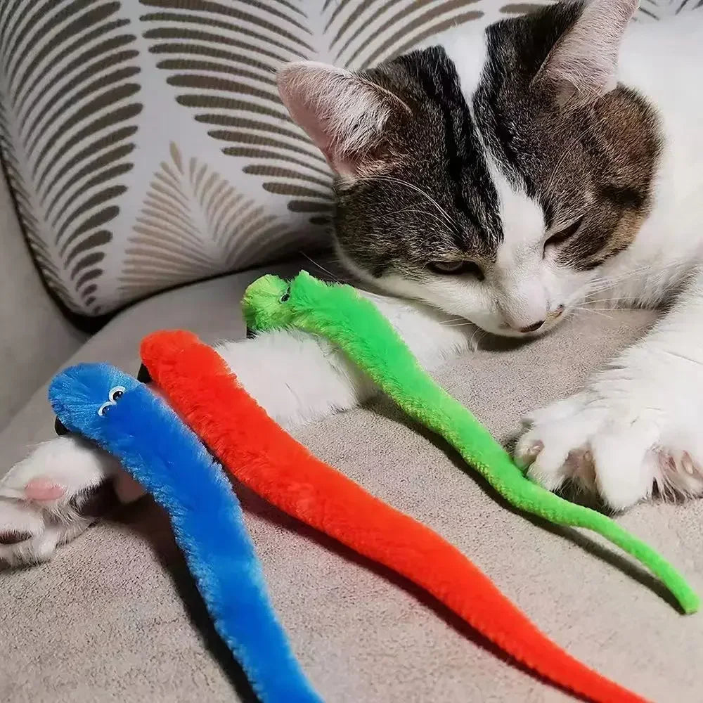 Recharges pour canne à chat — plumes, oiseaux, vers à grelot, balles – photo 2
