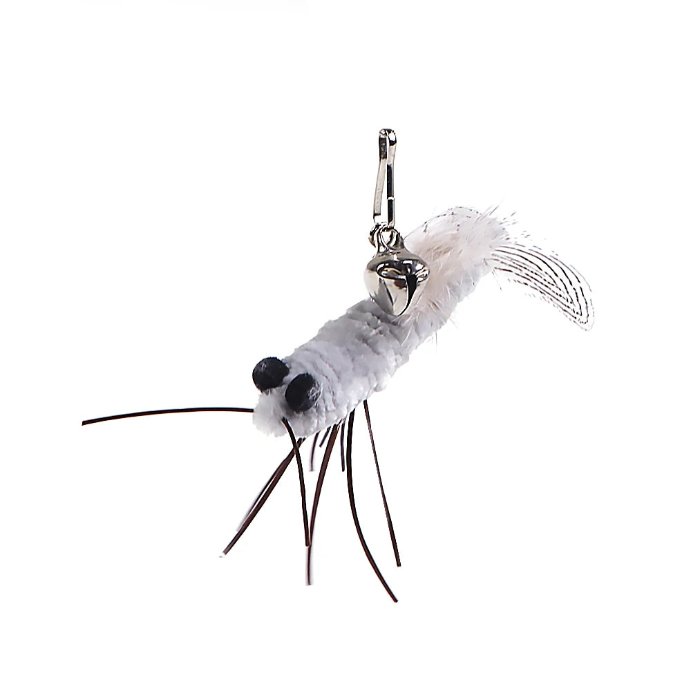 Canne à plumes pour chat libellule — tête de rechange ou avec canne – photo 8