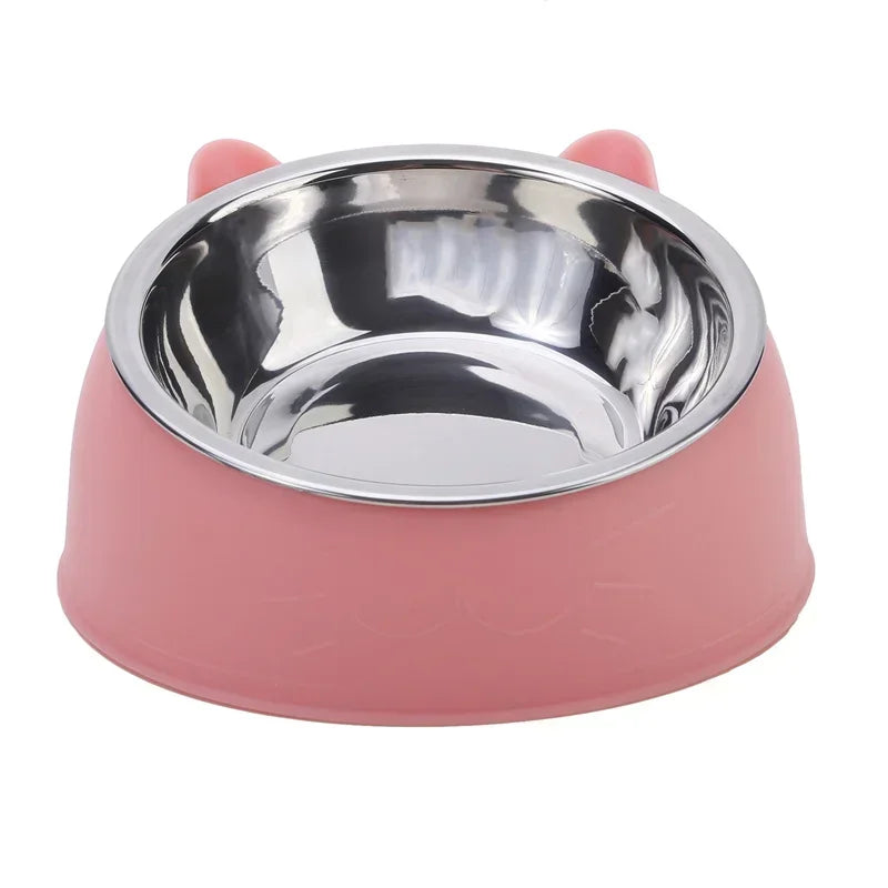 Gamelle double pour chat en inox inclinée à 15° — 400 ml – photo 10
