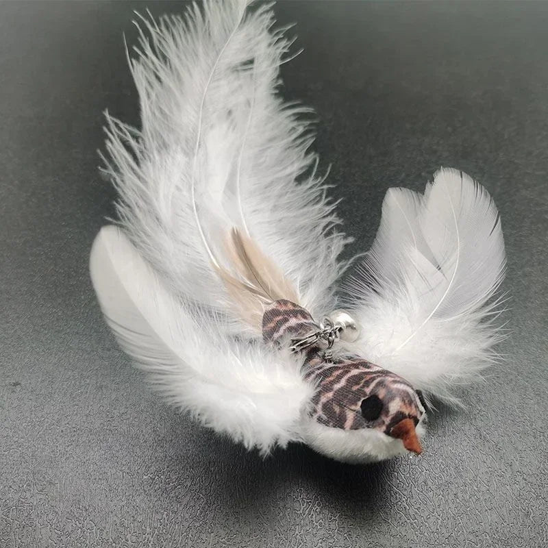 Recharges pour canne à chat — plumes, oiseaux, vers à grelot, balles – photo 34