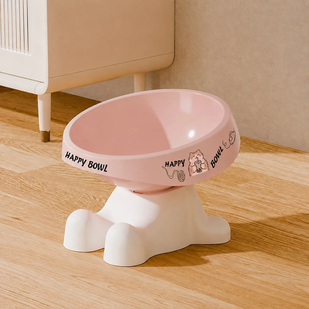Gamelle surélevée pour chat à motifs — bol plastique ou inox – photo 13