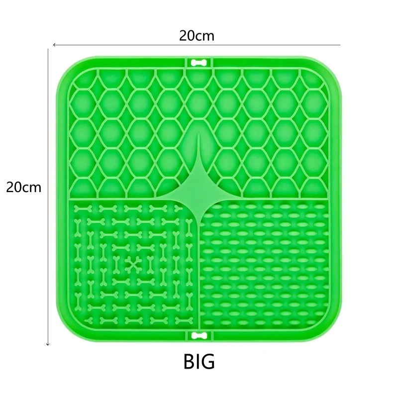 Tapis à lécher pour chat — assiette anti-glouton pour pâtée et yaourt – photo 16