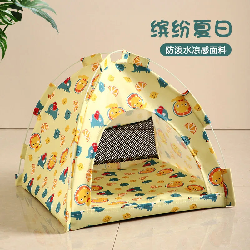 Lit tente pour chat en toile Oxford — semi-fermé, 3 tailles, 7 coloris – photo 12