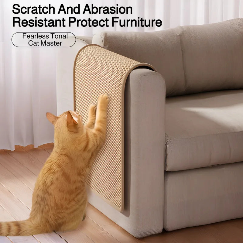 Tapis griffoir en sisal pour chat — protège canapé et meubles – photo 2