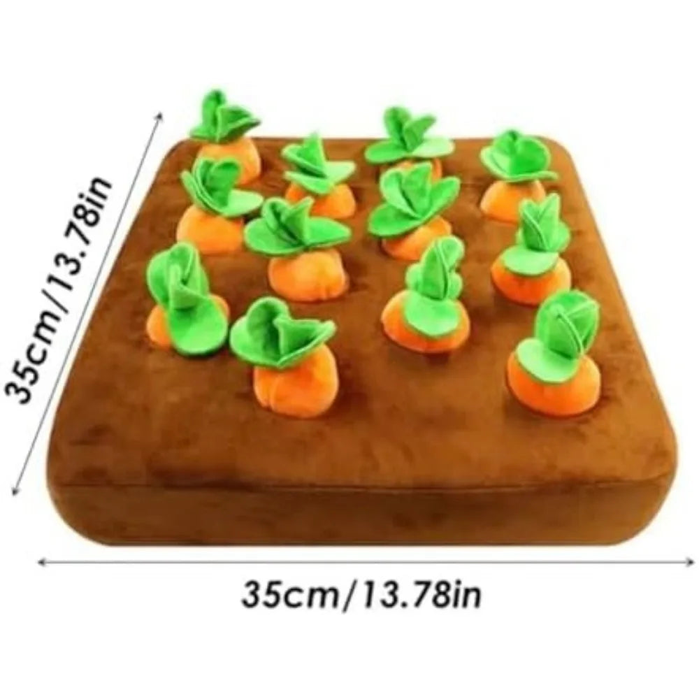Tapis de fouille pour chat à carottes — jeu d'éveil en polaire – photo 6