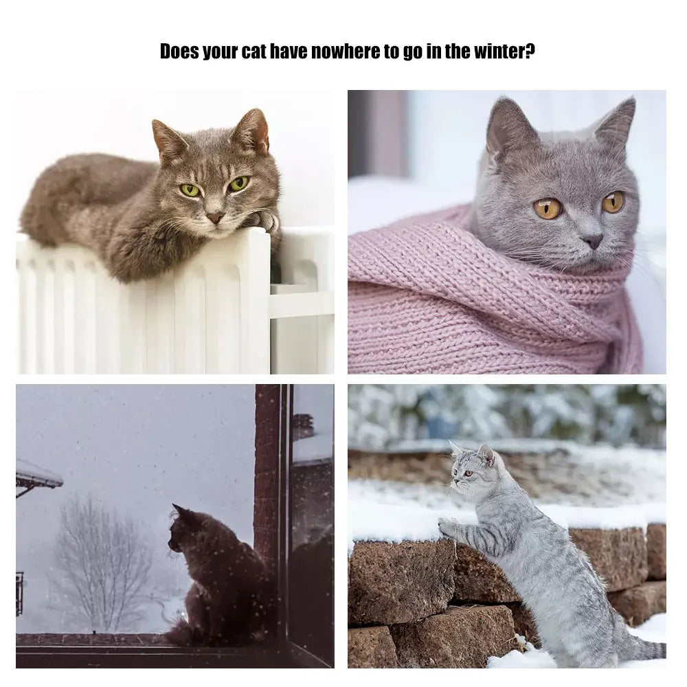 Hamac de radiateur pour chat — lit suspendu en peluche, cadre métal – photo 6