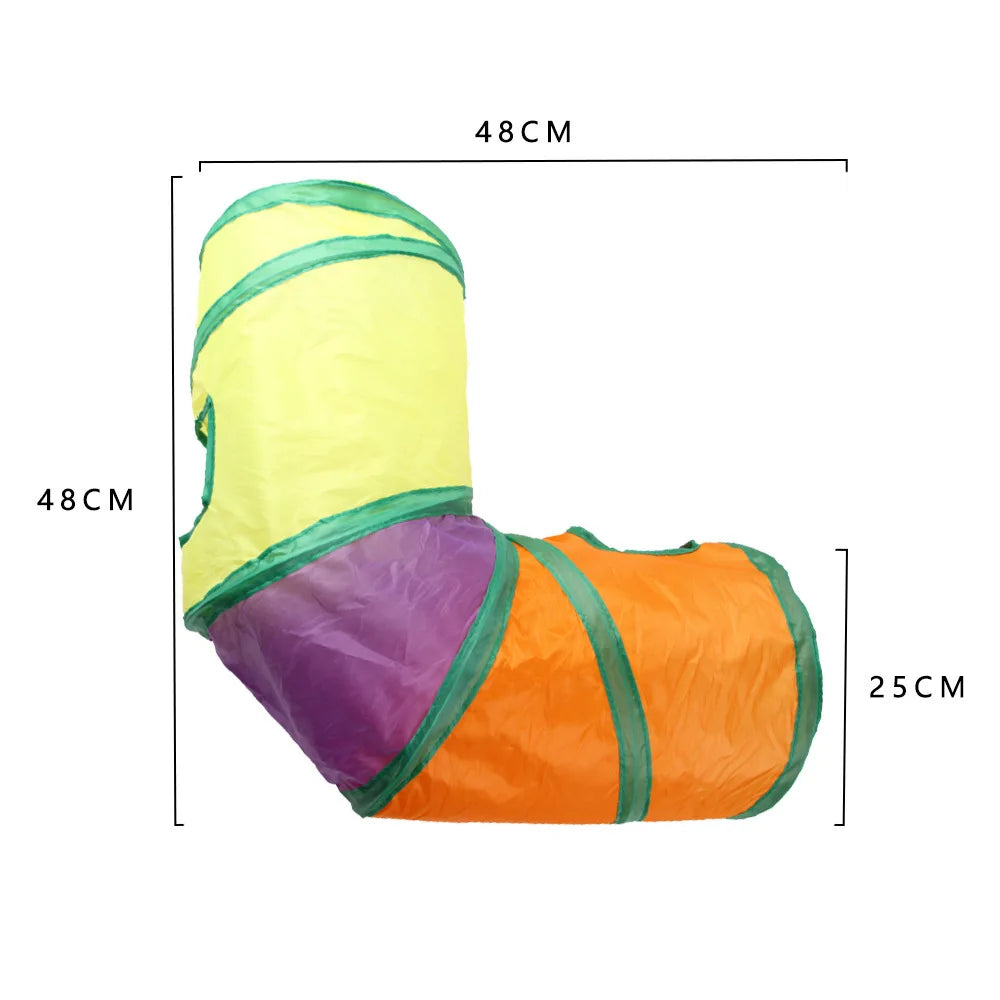 Tunnel pour chat pliable bruissant — en S, T, Y ou long – photo 12