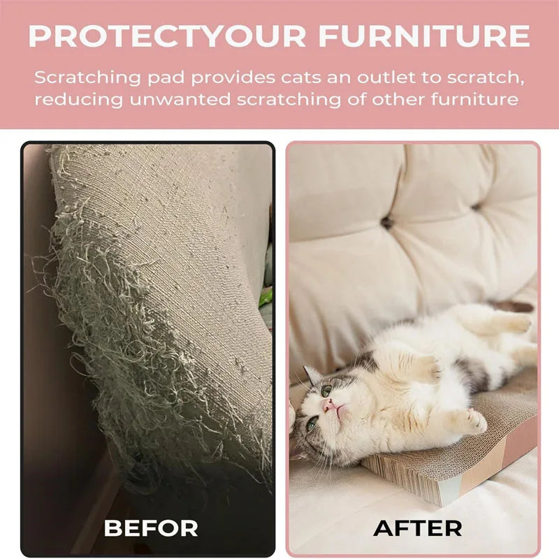 Griffoir en carton pour chat — formes originales, carton ondulé – photo 6