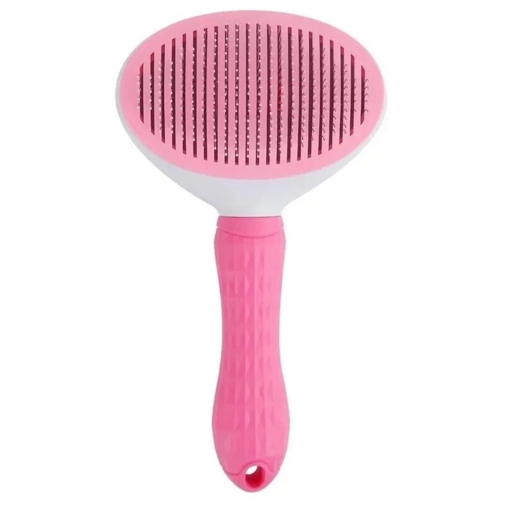 Brosse autonettoyante pour chat — carde anti-poils à bouton – photo 8