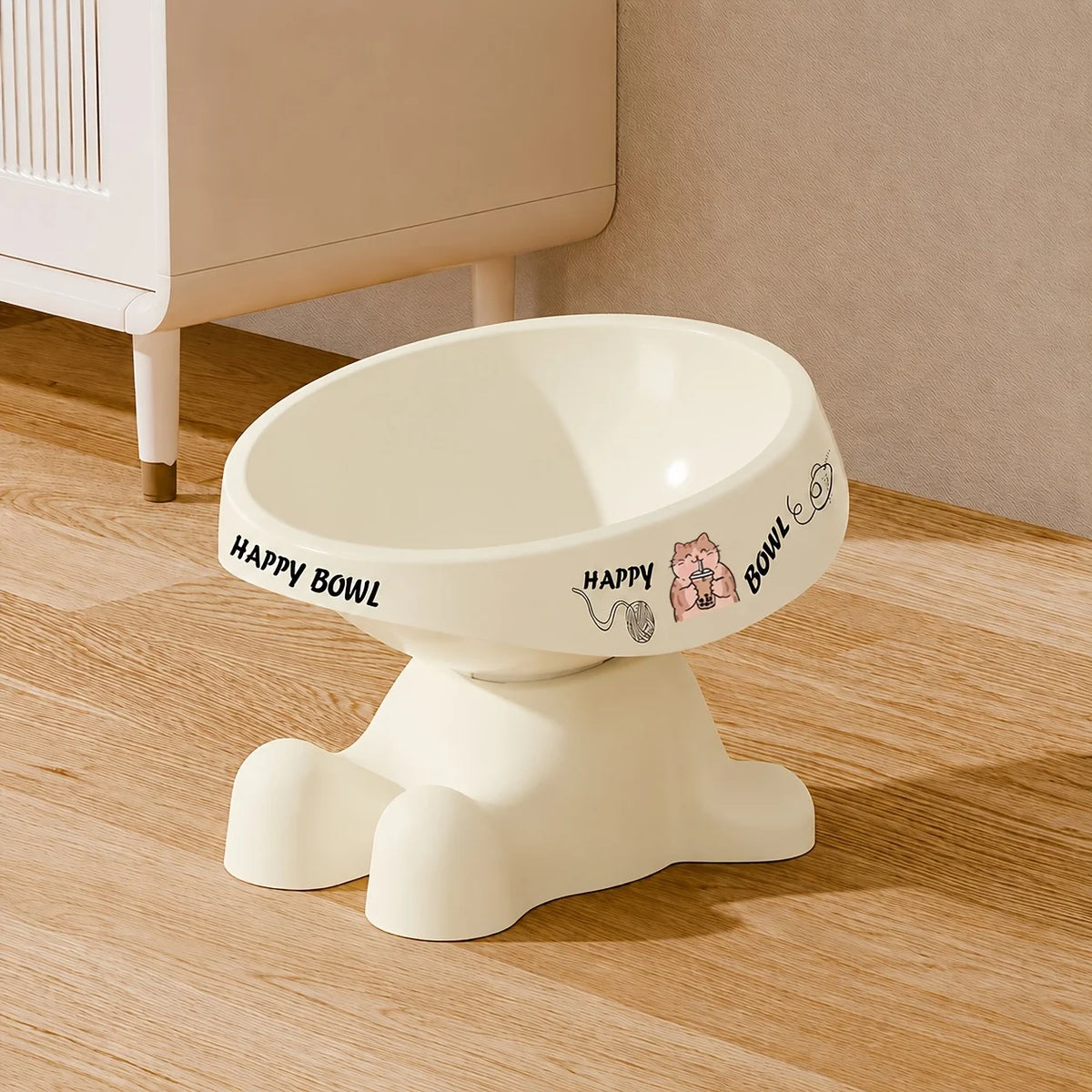 Gamelle surélevée pour chat à motifs — bol plastique ou inox – photo 7