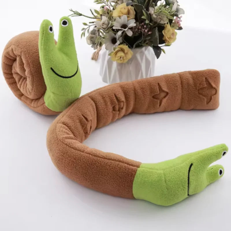 Tapis de fouille pour chat en polaire — jouet d'odorat escargot – photo 2