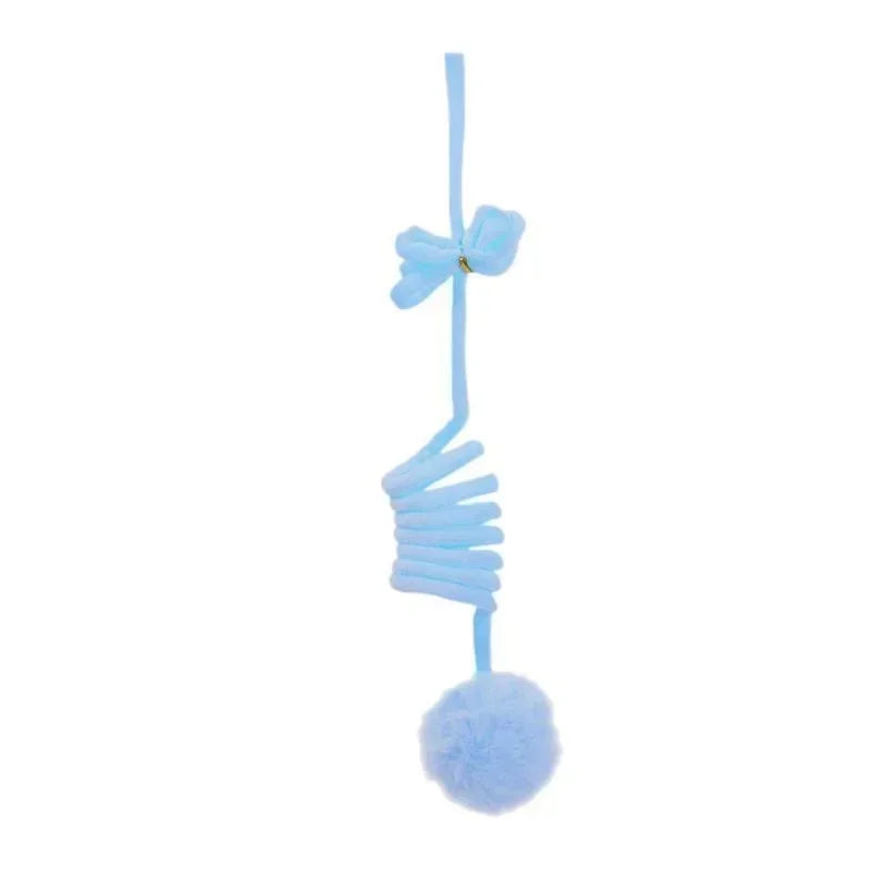 Canne pour chat à ressort avec balle en laine — 3 coloris – photo 8