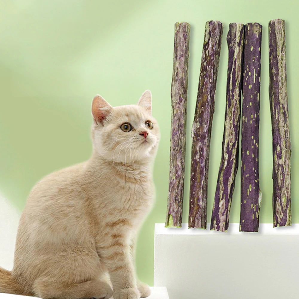 Bâtonnets de matatabi pour chat — lot de 15 ou 30, bois naturel – photo 4