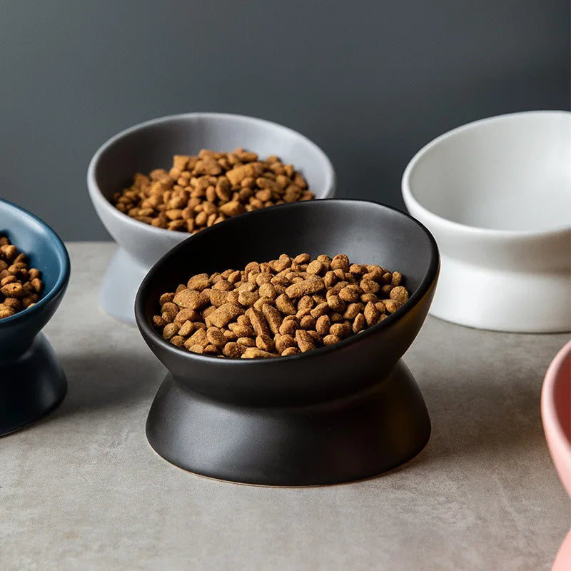Gamelle surélevée pour chat en céramique inclinée à 15° — 6 coloris – photo 4