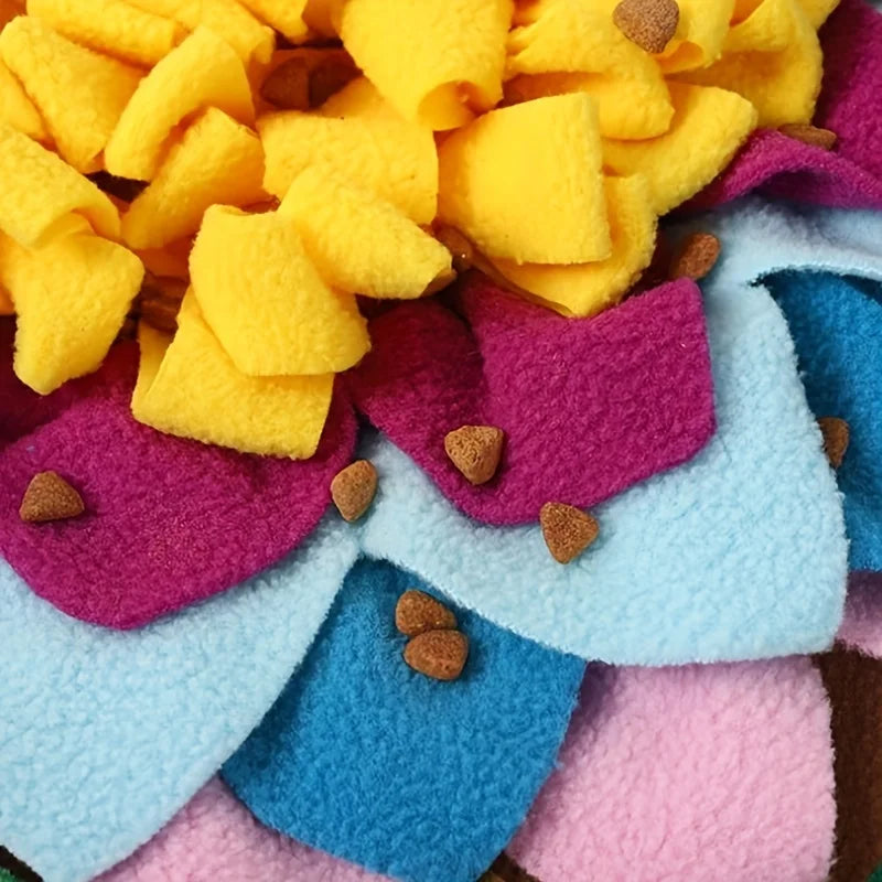 Tapis de fouille pour chat en peluche — repas lent et jeu d'éveil – photo 5
