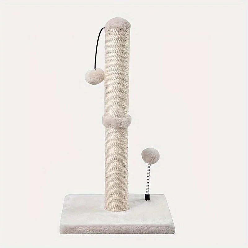 Griffoir colonne pour chat en sisal avec balle suspendue — 2 tailles – photo 7