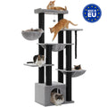 Grand arbre à chat 170 cm pour grands chats — hamac, 11 poteaux sisal – photo 7