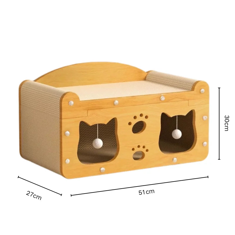 Griffoir pour chat 2 en 1 vertical et horizontal — 5 coloris – photo 10