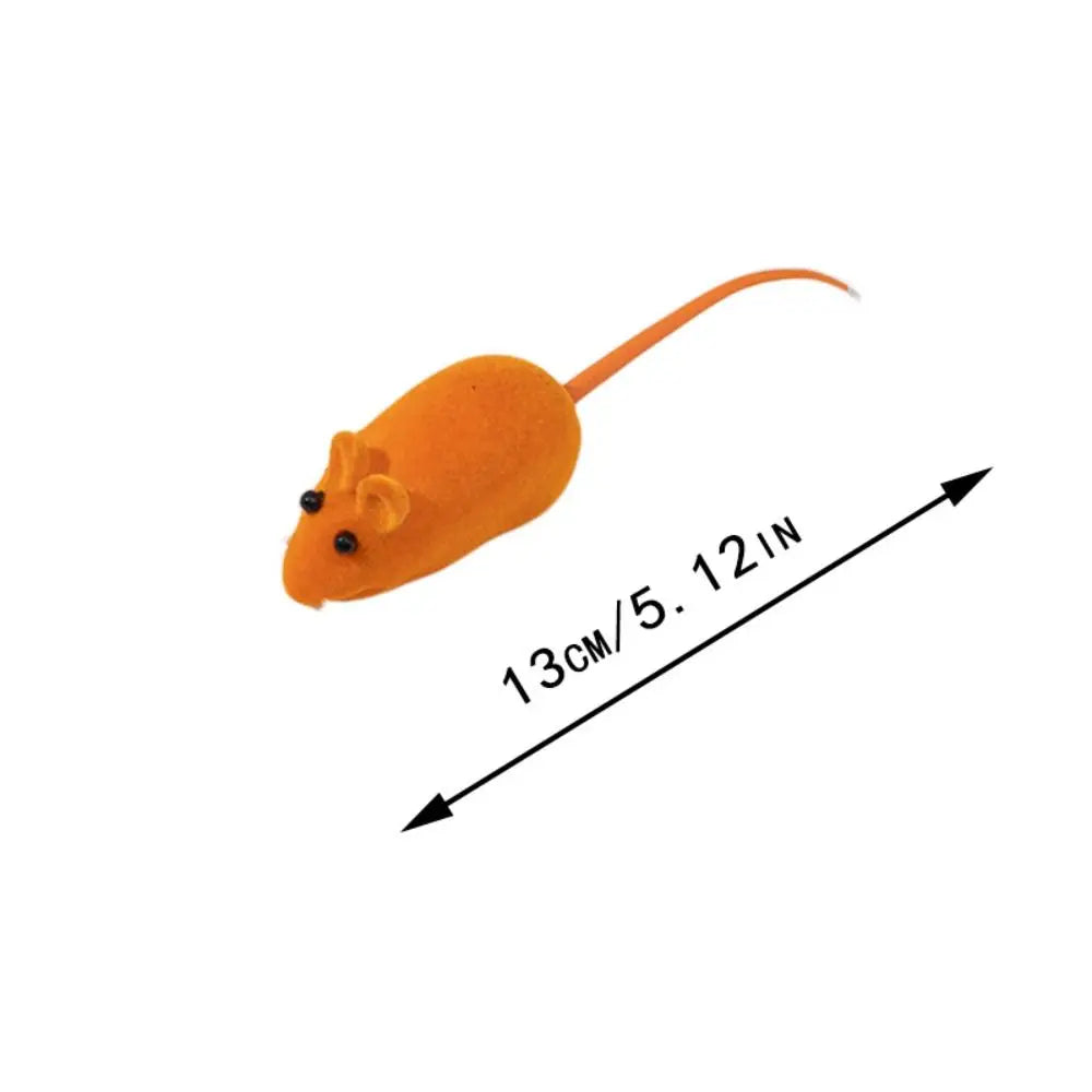 Souris sonore pour chat en caoutchouc — jouet souris, 6 coloris – photo 4
