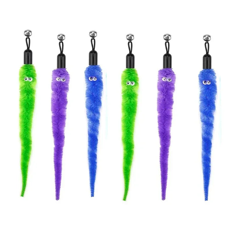 Recharges pour canne à chat — plumes, oiseaux, vers à grelot, balles – photo 80
