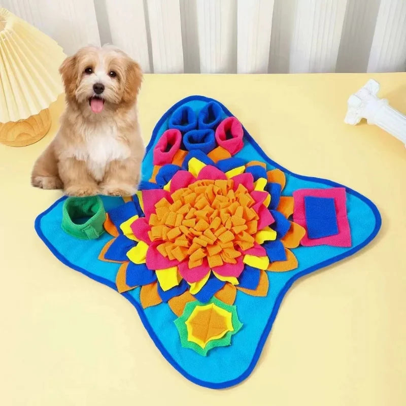 Tapis de fouille pour chat en peluche — repas lent et jeu d'éveil – photo 2