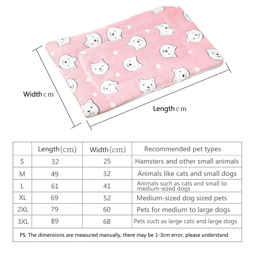 Coussin pour chat en peluche épaisse — doux et chaud, S à XXXL – photo 3